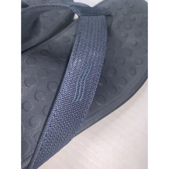 VIONIC Wave Navy Webbing Sandals Size 9M Orthotic Comfort - Picture 3 of 13